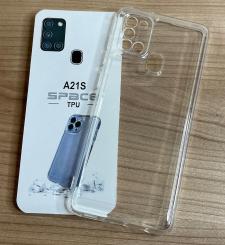 Samsung A21S mit Kameraschutz 