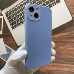 iPhone 13 Mini Silikontasche mit Kameraschutz Blau 