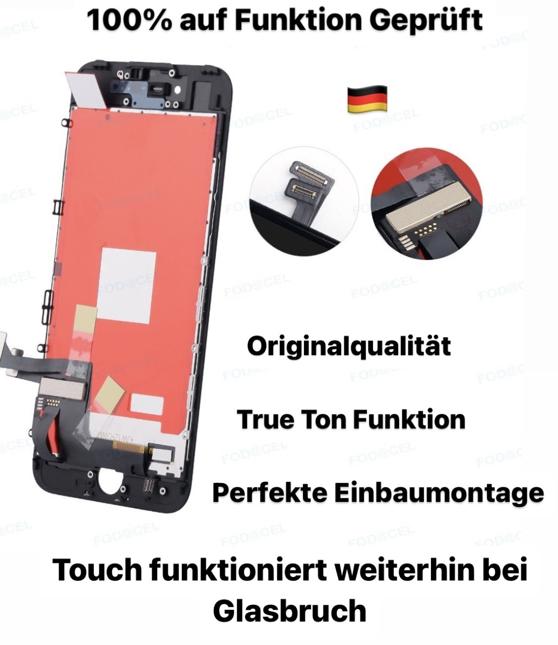 Fodacel ihr Großhändler für Handyzubehör | iPhone 7 Display Weiß ...